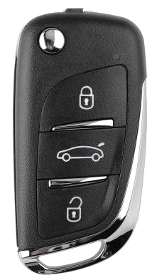 Replacement car key and remote fob